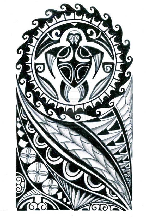 Tribal sleeve tattoo - tatuajes maories