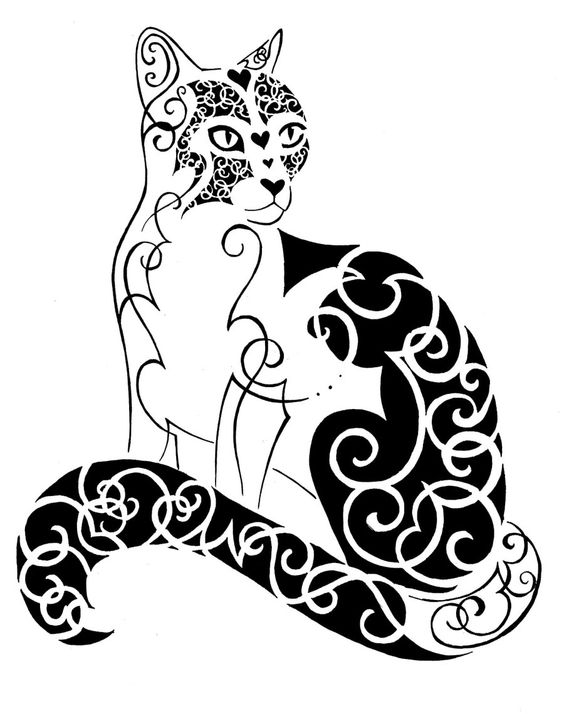 diseño tatuajes de gatos dibujos tattoo cat 6 - tatuajes de gatos