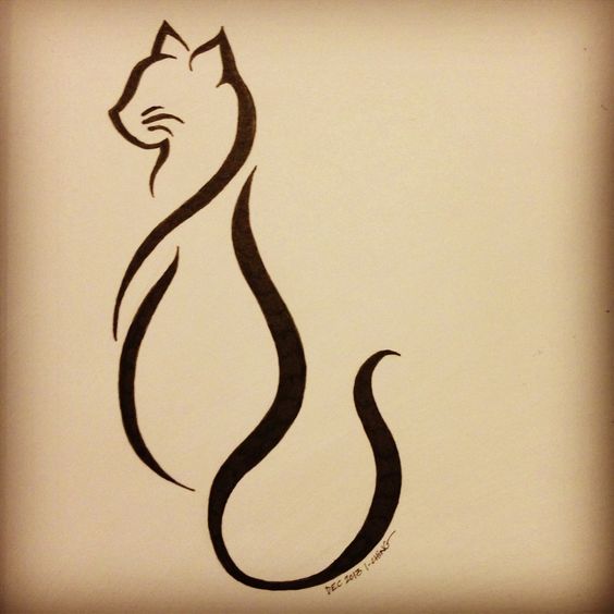150 Tatuajes de Gatos y 30 Diseños OK - Tatuajes Geniales diseño tatuajes de gatos dibujos tattoo cat 13 - tatuajes de gatos