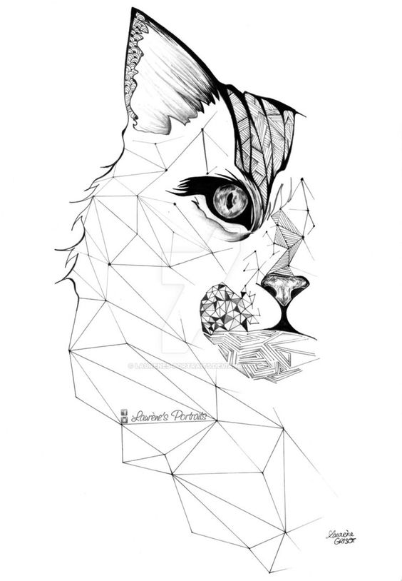 150 Tatuajes de Gatos y 30 Diseños OK - Tatuajes Geniales diseño tatuajes de gatos dibujos tattoo cat 16 - tatuajes de gatos