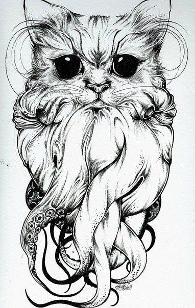 150 Tatuajes de Gatos y 30 Diseños OK - Tatuajes Geniales diseño tatuajes de gatos dibujos tattoo cat 3 - tatuajes de gatos
