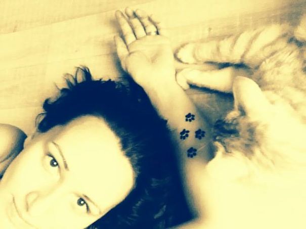 huellas de gato tattoo tatuajes 6 - tatuajes de gatos