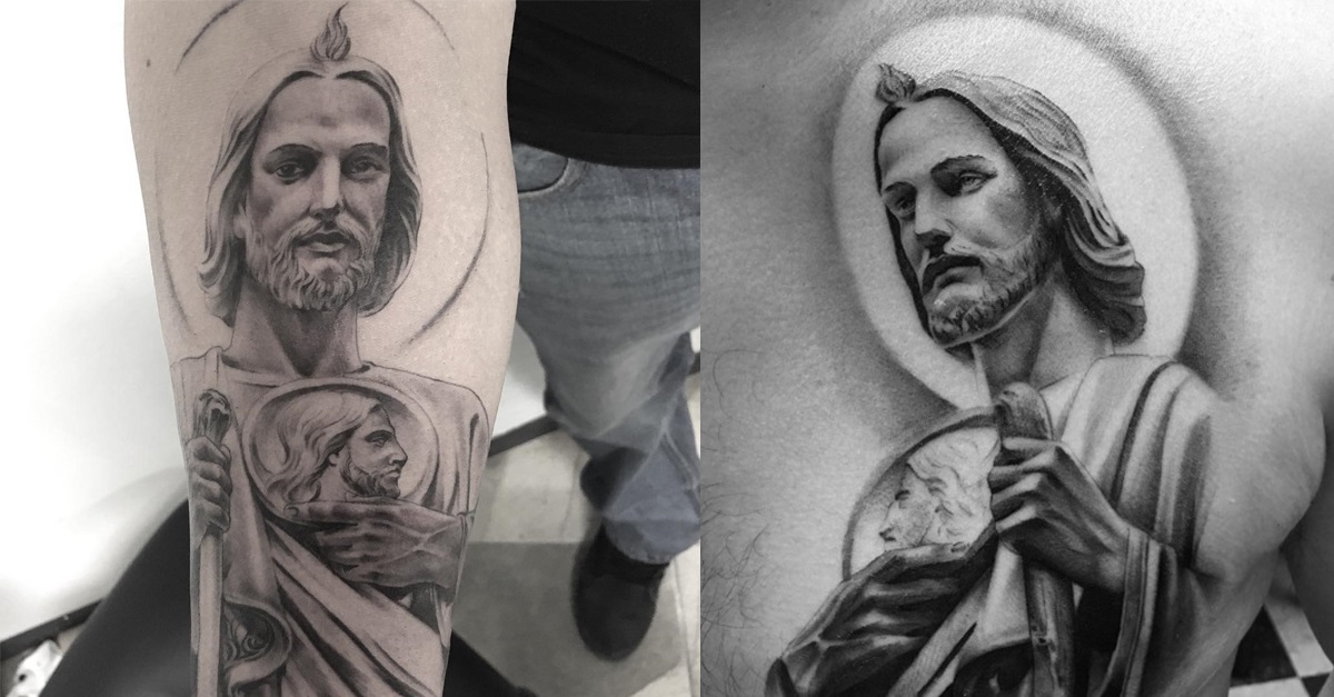 Tatuajes de San Judas Tadeo: Historia, significados - Tatuajes Geniales.