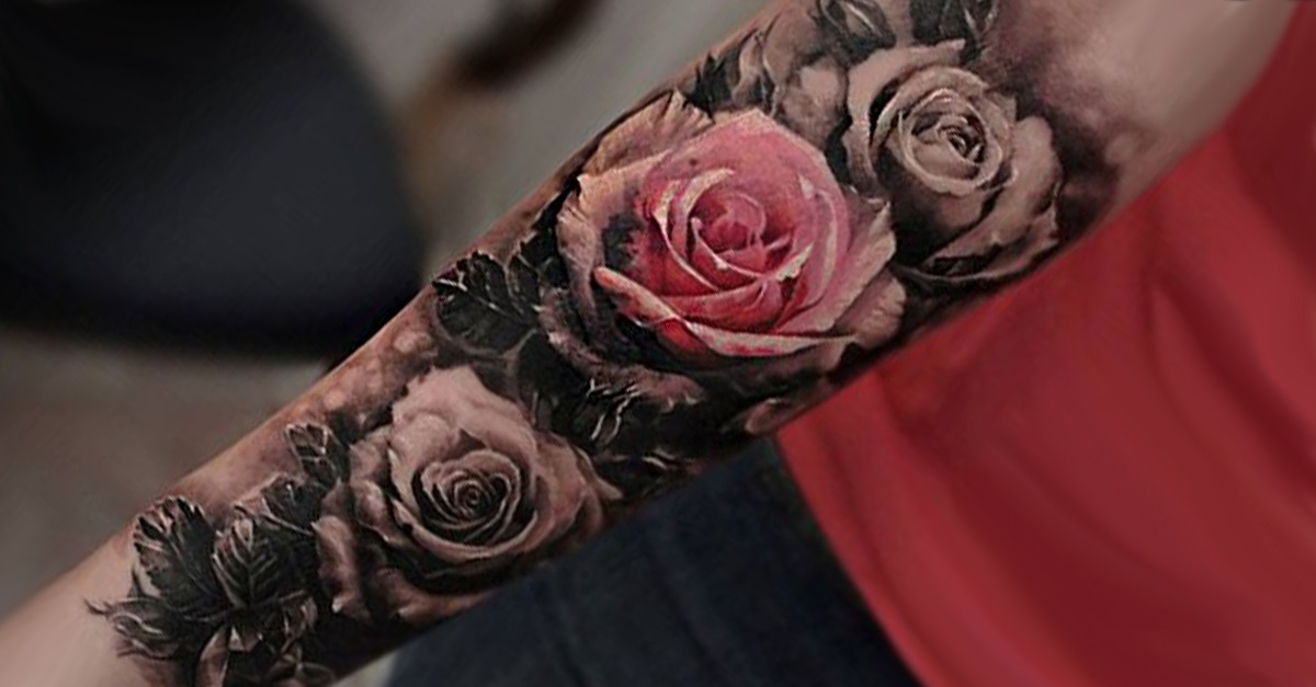 portada tatuajes rosas - tatuajes de árboles