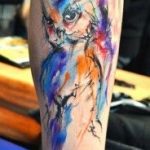 Ideias exclusivas para Tatuagem de Corujas e Lecuzas - Grandes Tatuagens tattoo buho tatuajes nueva escuela 8 - tatuajes de búhos