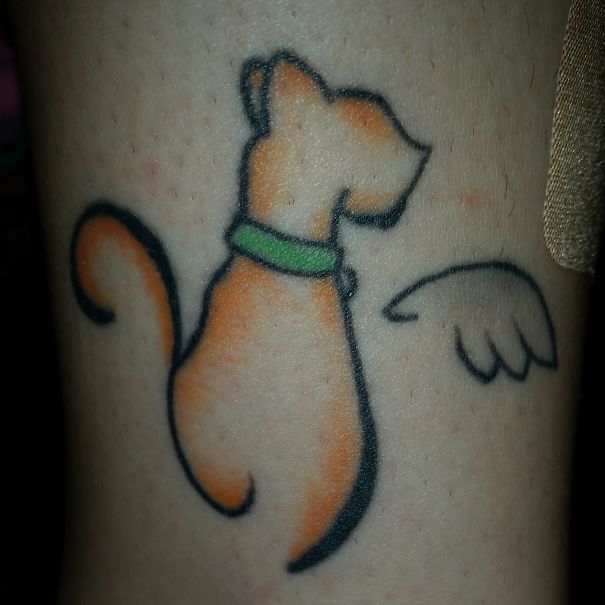 tatuaje de silueta gato felinos mascotas 29 - tatuajes de gatos