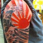 tatuaje sol japones 3 - tatuajes del sol