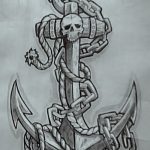 +67 Ideas para Tatuajes de Anclas y sus Significados - Tatuajes Geniales tatuajes anclas imagenes bocetos 6 - tatuajes de anclas