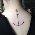 +67 Ideas para Tatuajes de Anclas y sus Significados - Tatuajes Geniales tatuajes anclas minimalistas 2 - tatuajes de anclas