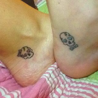 tatuajes calaveras parejas 3 - tatuajes de calaveras