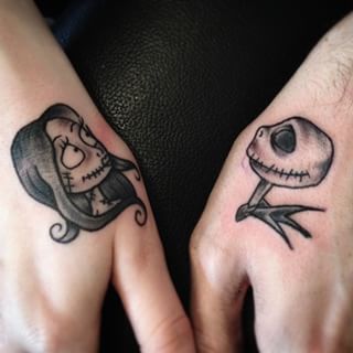 tatuajes calaveras parejas 4 - tatuajes de calaveras