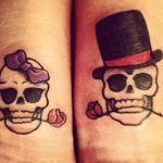tatuajes catrinas pareja tattoo 1 - calaveras mexicanas