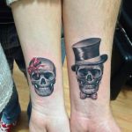 tatuajes catrinas pareja tattoo 6 - calaveras mexicanas