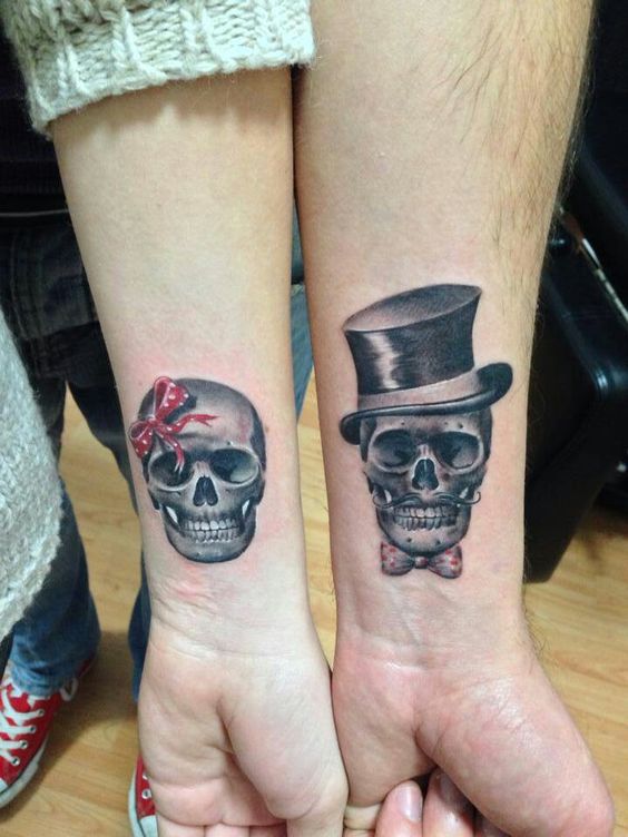 tatuajes catrinas pareja tattoo 6 - tatuajes para hombres