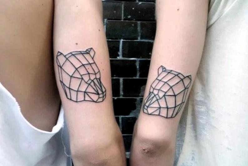 tatuajes de animales geometricos 11 - tatuajes de animales