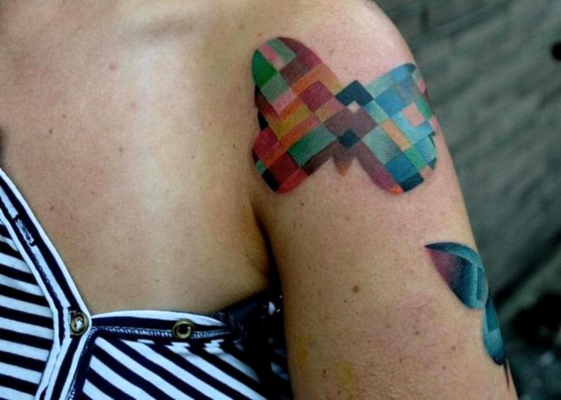 tatuajes de animales geometricos 13 - tatuajes de animales