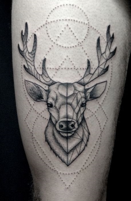 tatuajes de animales geometricos 3 - tatuajes de animales