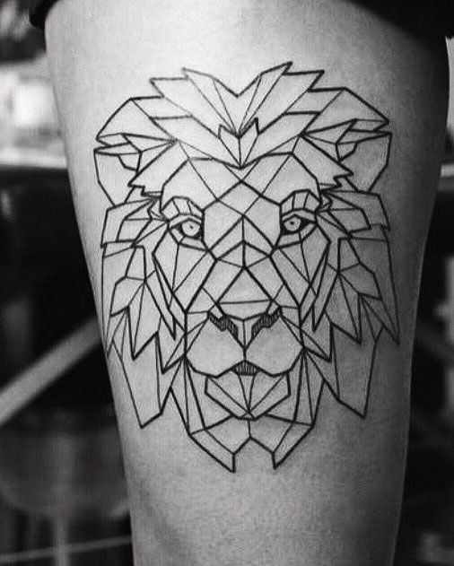 tatuajes de animales geometricos 5 - tatuajes de animales