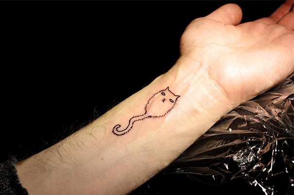 150 Tatuajes de Gatos y 30 Diseños OK - Tatuajes Geniales tatuajes de gatos en la muñeca gatitos 11 - tatuajes de gatos