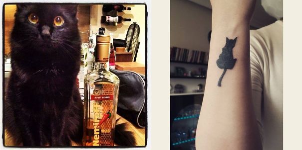 150 Tatuajes de Gatos y 30 Diseños OK - Tatuajes Geniales tatuajes de gatos en la muñeca gatitos 14 - tatuajes de gatos