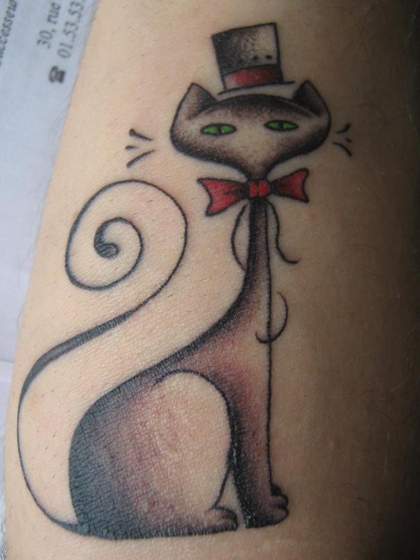 tatuajes de gatos para hombres felinos 20 - tatuajes de gatos