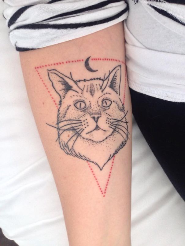 tatuajes de gatos para hombres felinos 21 - tatuajes de gatos