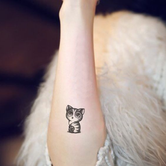 tatuajes de gatos para mujeres mascotas 20 - tatuajes de gatos