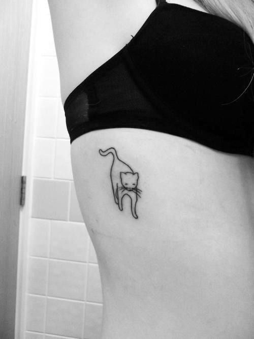 tatuajes de gatos para mujeres mascotas 22 - tatuajes de gatos