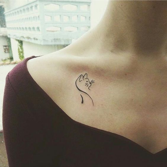 tatuajes de gatos para mujeres mascotas 5 - tatuajes de gatos