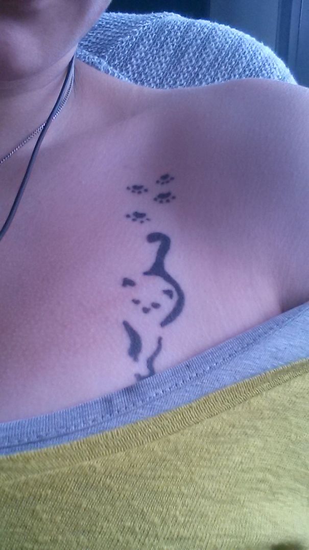 150 Tatuajes de Gatos y 30 Diseños OK - Tatuajes Geniales tatuajes de gatos pequeños mascotas felinos 17 - tatuajes de gatos