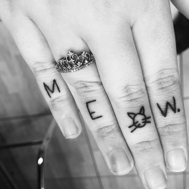 150 Tatuajes de Gatos y 30 Diseños OK - Tatuajes Geniales tatuajes de gatos pequeños mascotas felinos 19 - tatuajes de gatos