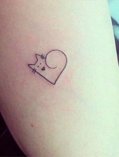 150 Tatuajes de Gatos y 30 Diseños OK - Tatuajes Geniales tatuajes de gatos pequeños mascotas felinos 25 - tatuajes de gatos