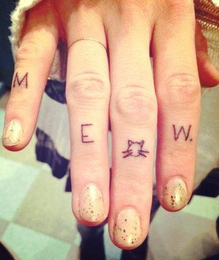 150 Tatuajes de Gatos y 30 Diseños OK - Tatuajes Geniales tatuajes de gatos pequeños mascotas felinos 29 - tatuajes de gatos