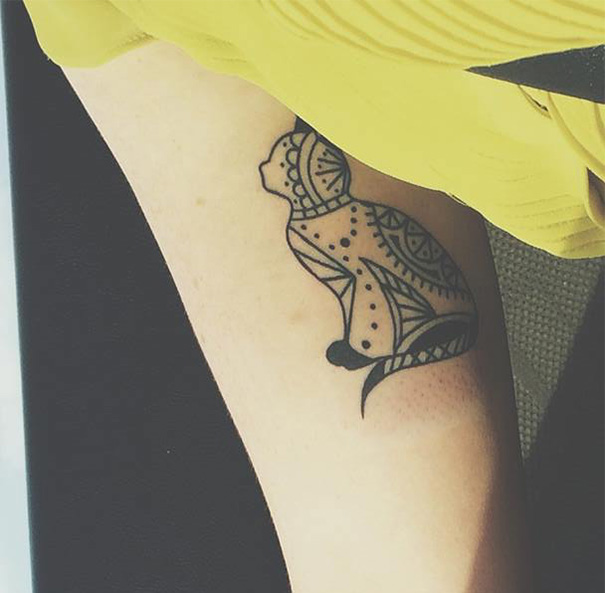 150 Tatuajes de Gatos y 30 Diseños OK - Tatuajes Geniales tatuajes de gatos pequeños mascotas felinos 7 - tatuajes de gatos