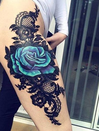 tatuajes de rosas azules 1 e1486137090205 - tatuajes de rosas