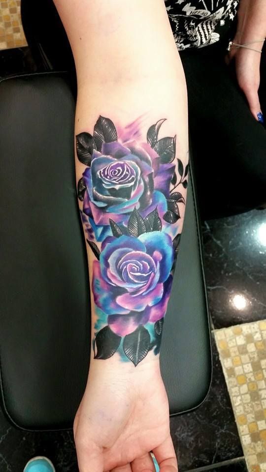 tatuajes de rosas azules 4 - tatuajes de rosas