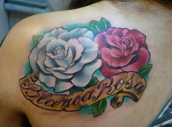 tatuajes de rosas en el hombro 2 - tatuajes de rosas