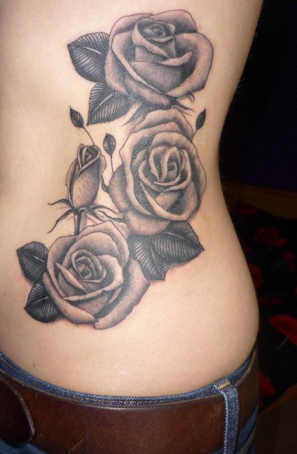 tatuajes de rosas negras 5 - tatuajes de rosas