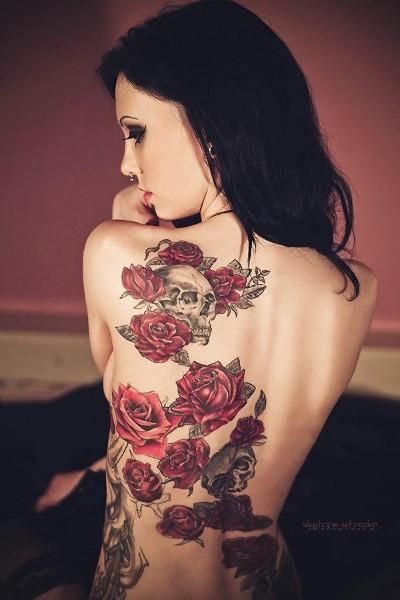 tatuajes de rosas para mujeres 1 - tatuajes de rosas