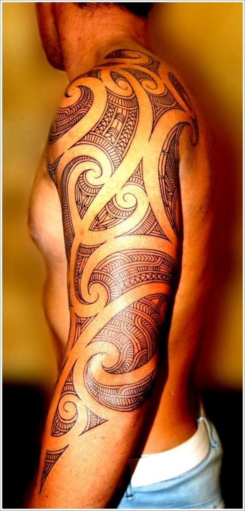 tatuajes maories en el brazo polinesios tattoo 7 - tatuajes maories