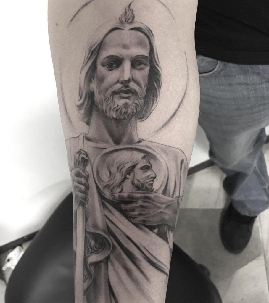 Tatuajes de San Judas Tadeo Historia, significados Tatuajes Geniales