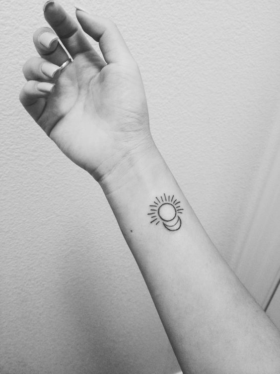 tatuajes sol luna 6 - tatuajes del sol