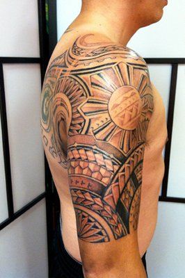 tatuajes sol maories 4 - tatuajes del sol
