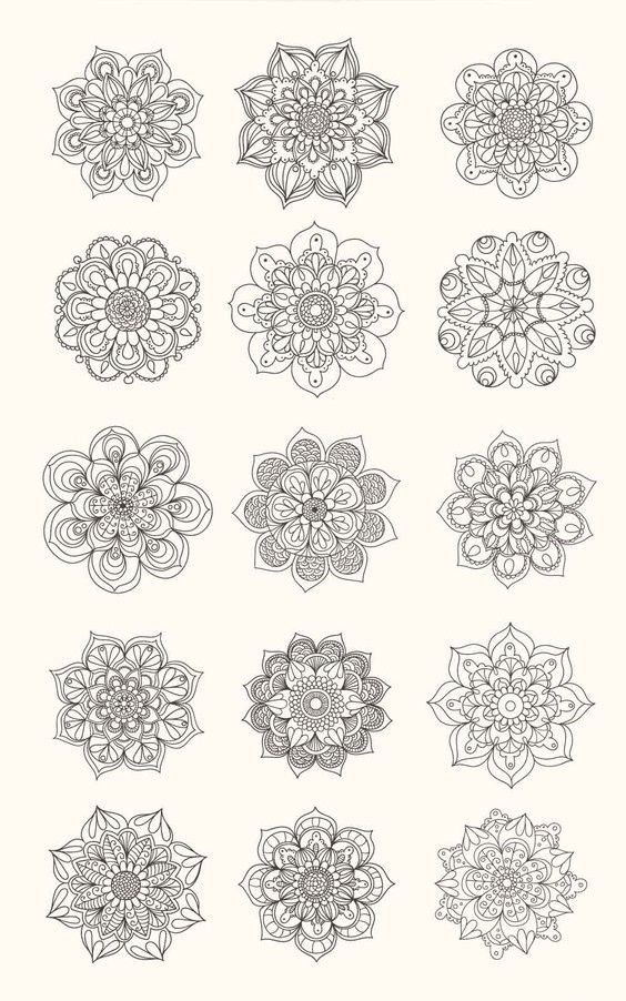 diseños mandalas 1 - tatuajes de mándalas