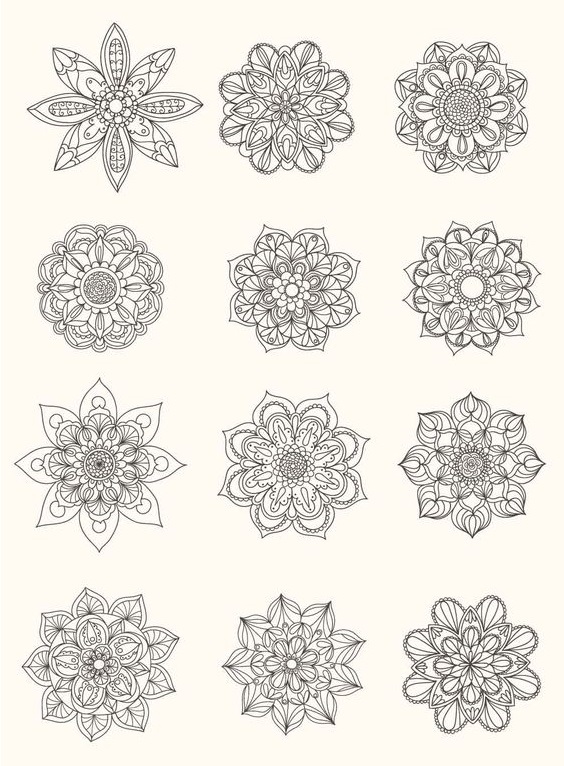diseños mandalas 2 - tatuajes de mándalas