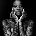 101 Tatuagens Feminina: Elegante e Bonita para Mulheres - Grandes Tatuagens tatuajes de mujeres negras morenas 4 - Tatuagens Feminina