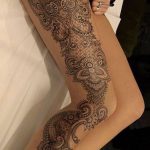 101 Tatuagens Feminina: Elegante e Bonita para Mulheres - Grandes Tatuagens tatuajes de mujeres pierna 5 - Tatuagens Feminina