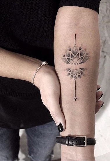 tatuajes mandalas flor loto 2 - tatuajes de mándalas