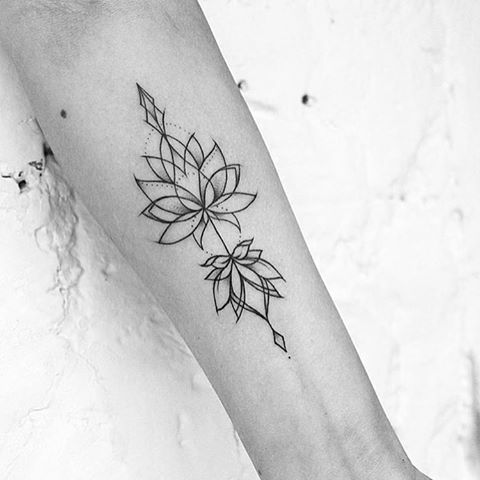 tatuajes mandalas flor loto 3 - tatuajes de mándalas