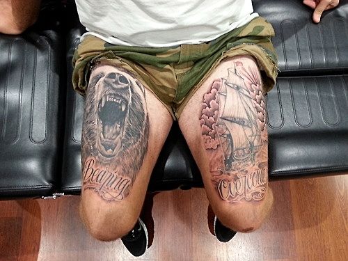 Guía Definitiva de los Tatuajes para Hombres - Tatuajes Geniales tatuajes para hombres en los muslos 5 - tatuajes para hombres